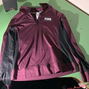 PINK work out material sweatshirt